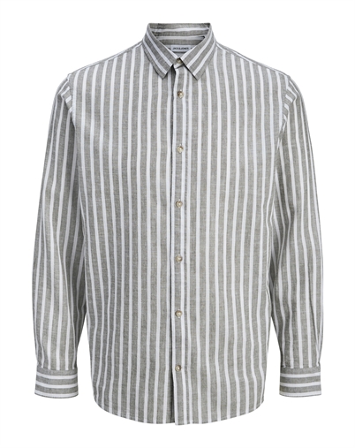 Jack & Jones - JJESummer Linen Blend Hemd - Vetiver